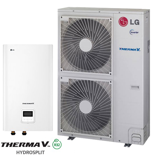 Pompa de caldura aer-apa split LG HU121MRB.U30/HN1600MC.NK1 - 12kw